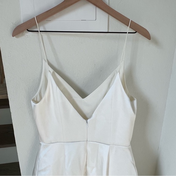 NWT Reformation Icelynn Satin Bridal Maxi Dress in Ivory - Picture 6 of 12